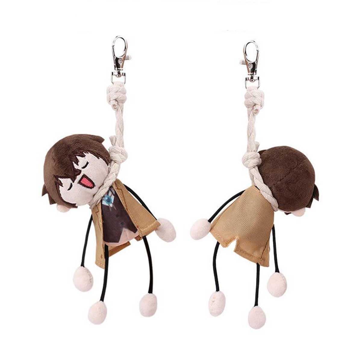 Amazon.co.jp: 太宰治 ぬいぐるみ 首吊り キーホルダー 文豪ストレイ