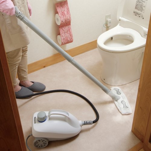 Amazon.co.jp: アイリスオーヤマ スチームクリーナー ホワイト STM-410