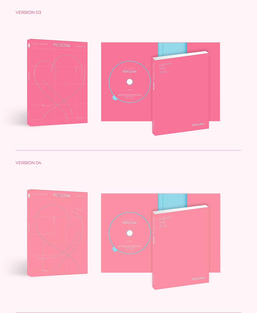 Amazon.com: BTS Map of The Soul : Persona [Ver.01+Ver.02+Ver.03+