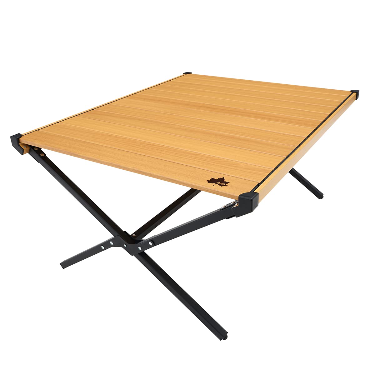 Amazon | ロゴス(LOGOS) 丸洗いウッディローテーブル 9070-BC 73551004