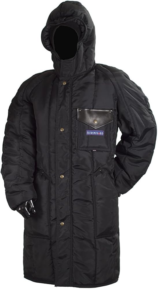 Extremegard® Freezer Parka (S, Navy) at Amazon Men's Clothing store