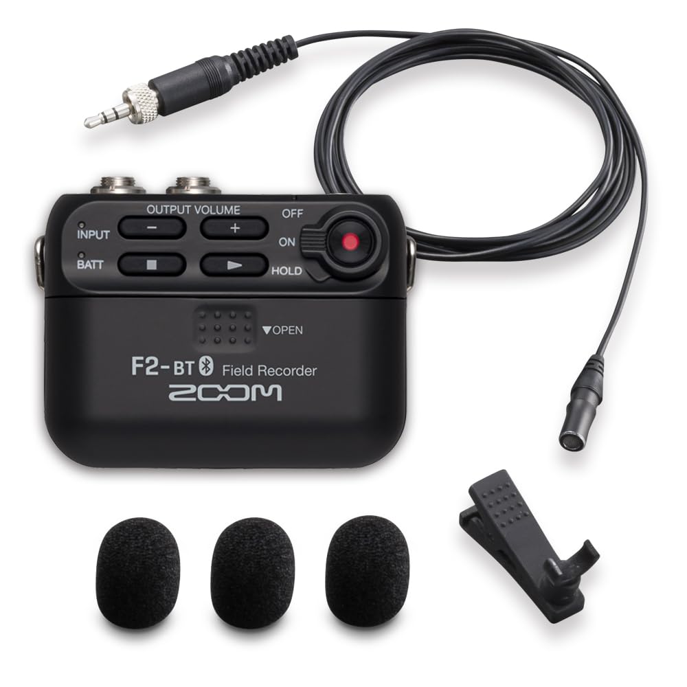 Amazon | ZOOM F2-BT ラベリアマイク付 32bitフロート録音 音割れ