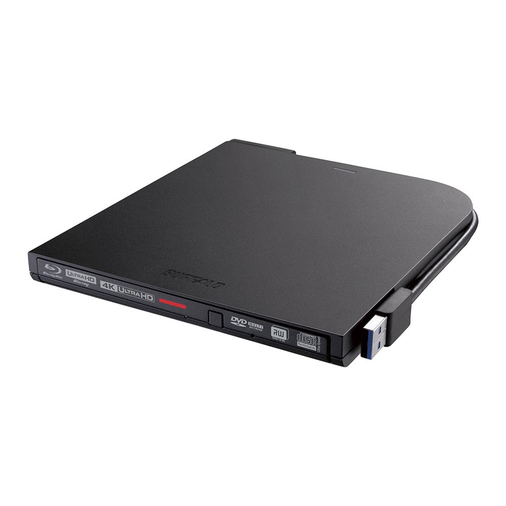 Amazon.com: Buffalo UHD BD Portable Blu-ray Drive Black BRUHD-PU3
