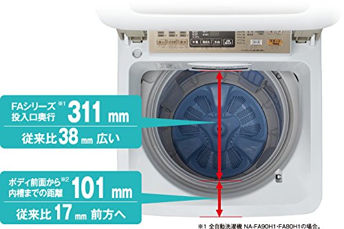 Amazon.co.jp: Panasonic 全自動洗濯機 7kg ブルー NA-FA70H1-A