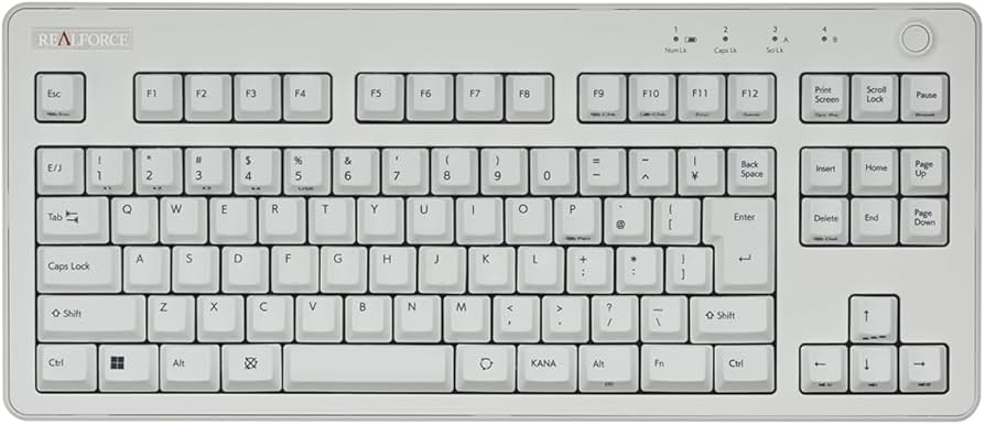 Amazon.co.jp: REALFORCE R3 キーボード かなレス かな印字なし