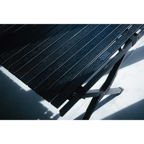 Amazon | [ANOBA] ブラック エディション ウッドロールトップテーブル