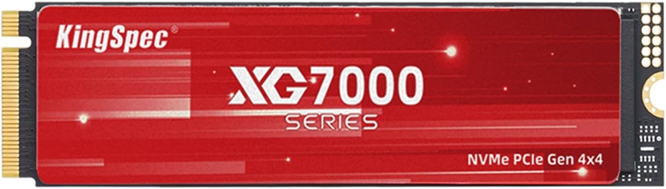 Amazon | KingSpec XG7000 1TB SSD M.2 NVMe 2280 PCIe Gen 4.0 x 4