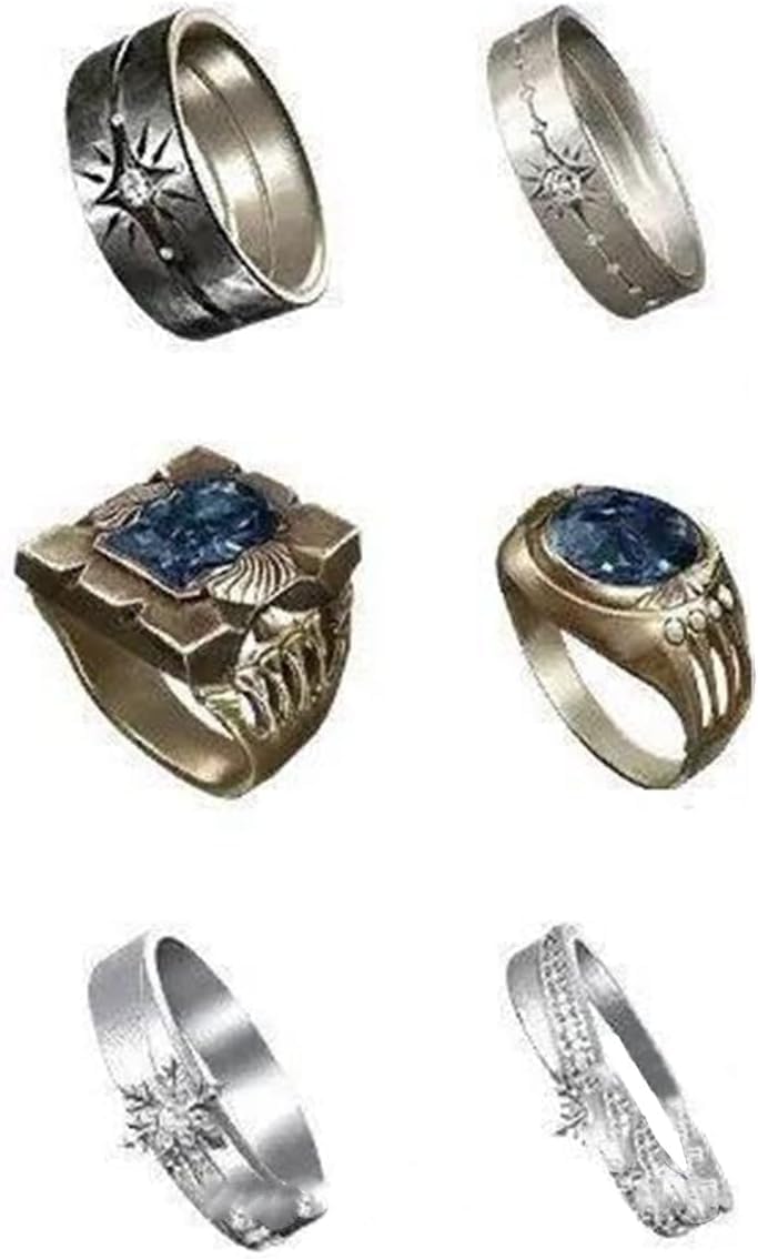 Amazon.co.jp: 恋と深空 指輪 セイヤ ホムラ レイ リング 男と女2枚入