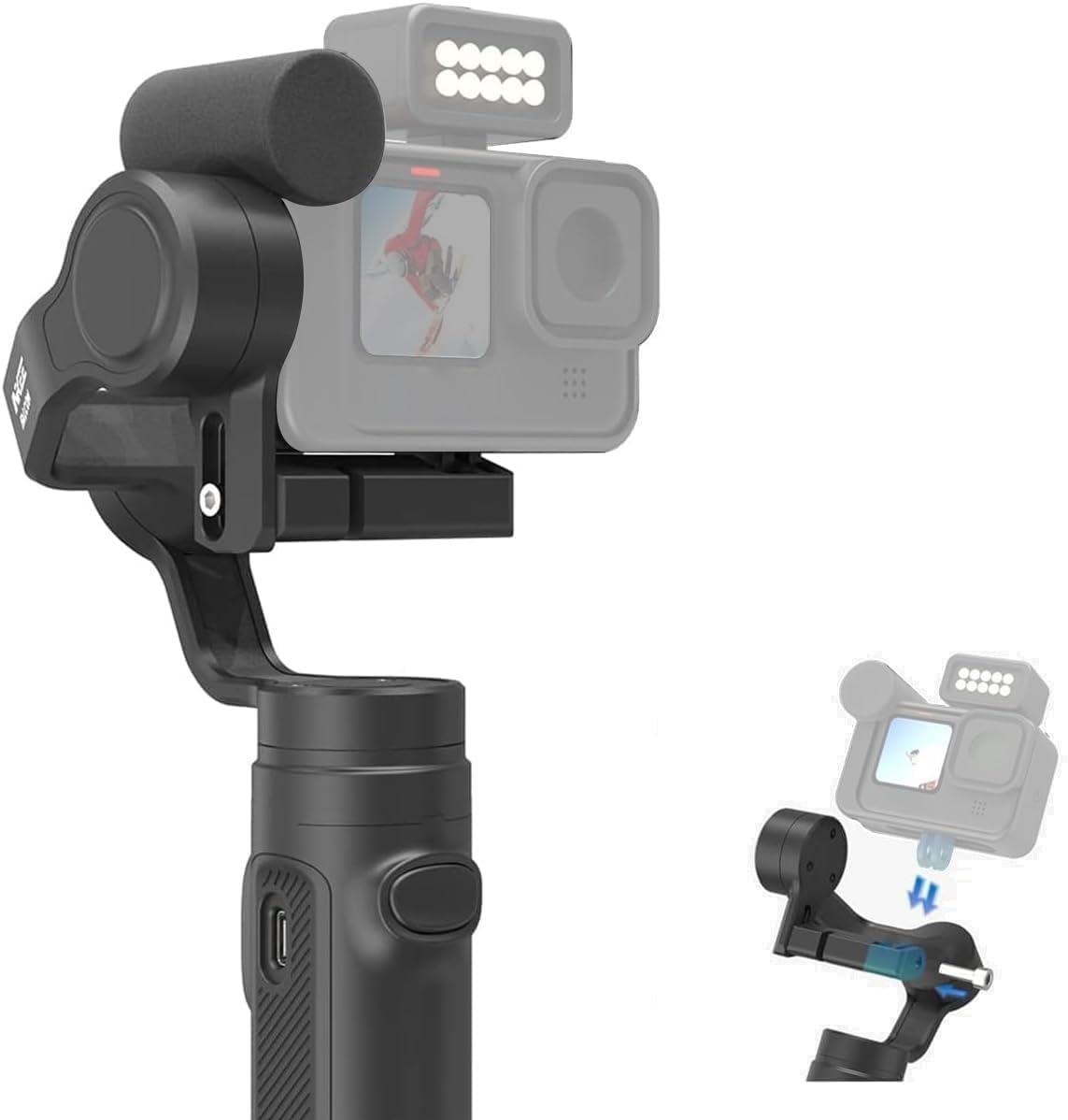 Amazon.com : INKEE Falcon Plus Action Cameras Gimbal Stabilizer