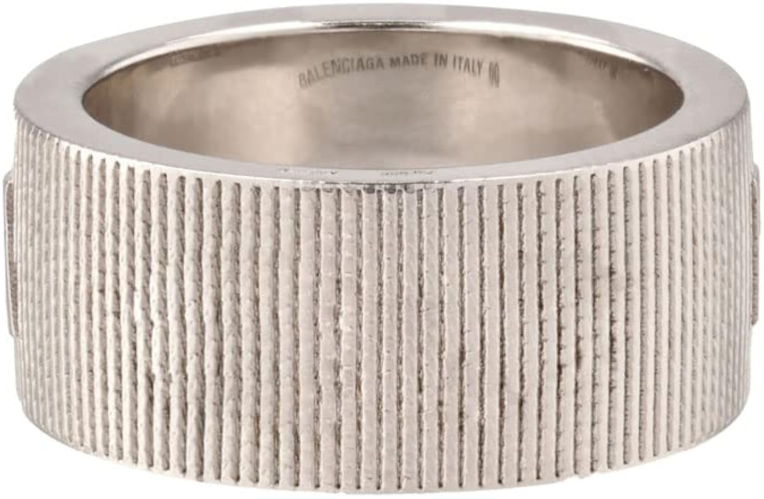 Amazon.co.jp: BALENCIAGA(バレンシアガ) リング ロゴ FORCE STRIPED