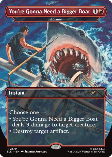 Magic the Gathering Secret Lair x Jaws: Terror of Amity Island
