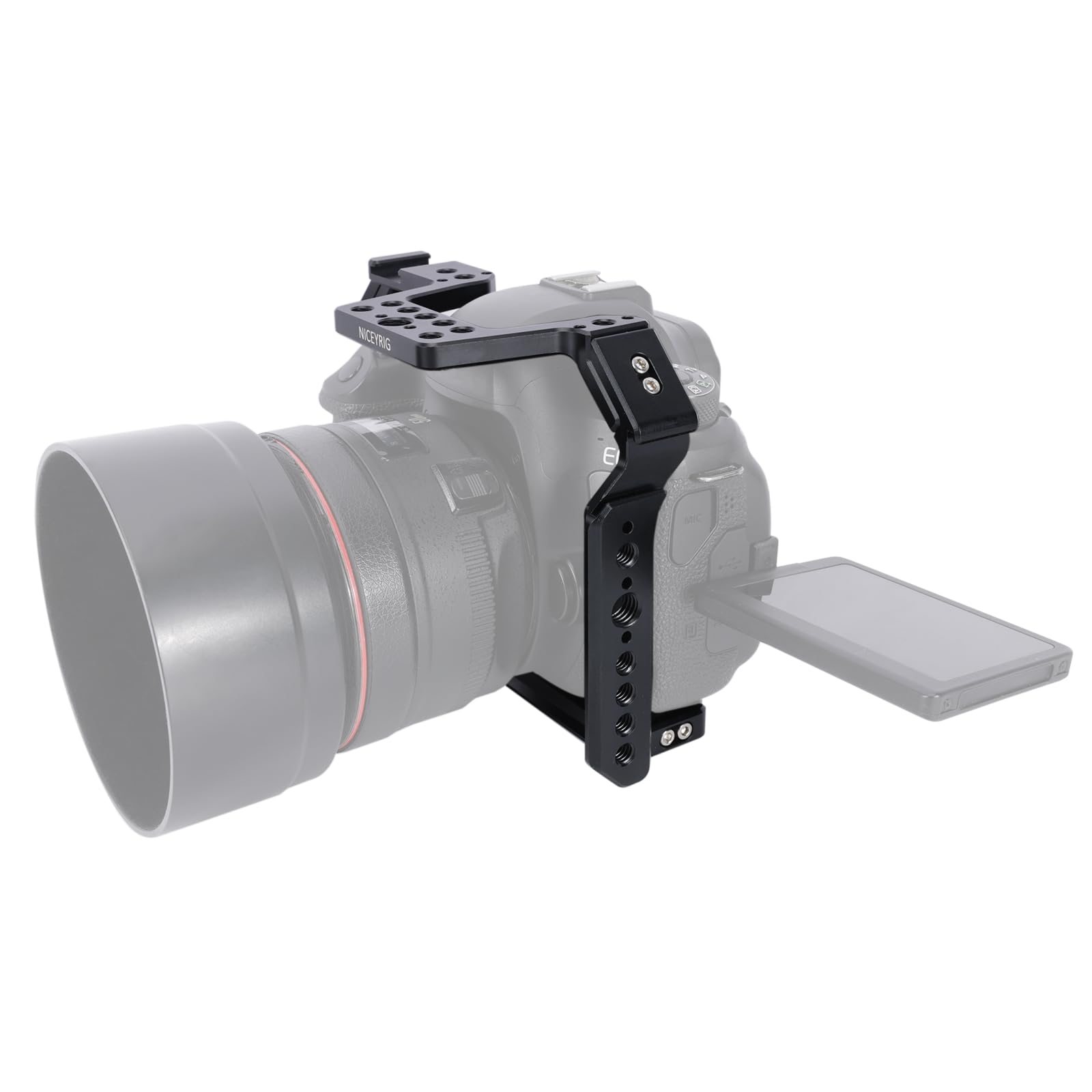 Amazon | NICEYRIG カメラケージ Canon EOS 6D/EOS 6D Mark IIに適用