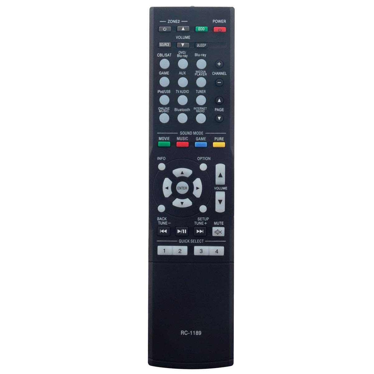 Amazon.com: RC-1189 Replacement Remote Control Applicable for