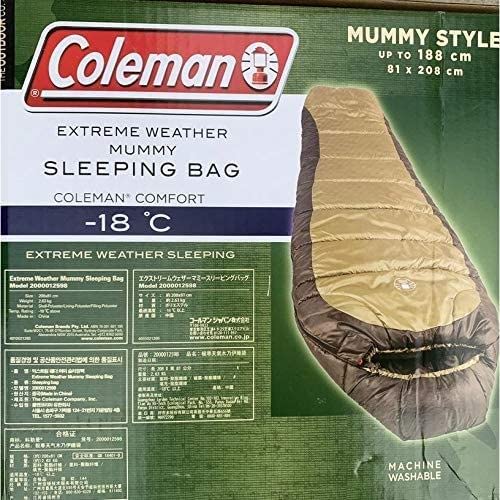Amazon.co.jp: Coleman Extreme WHEATHER Mummy コールマン