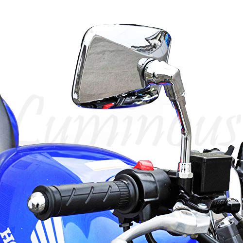 Amazon | 角型 メッキ ミラー ハンドル スタンダード 純正風 正ネジ