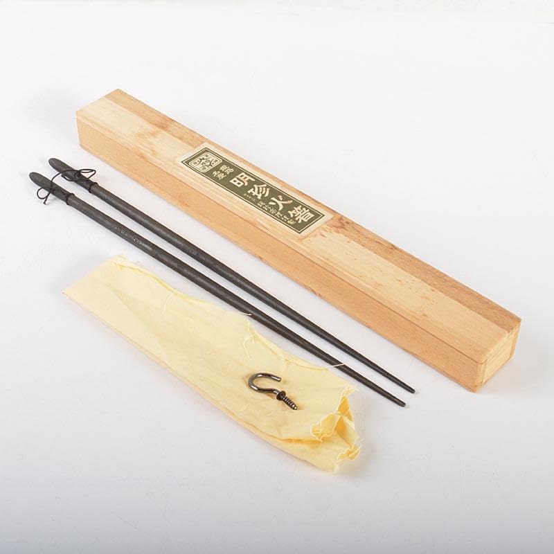 姫路名産 銅製 明珍火箸 香箸 2点まとめて 時代箱 C 7560 姫路名産