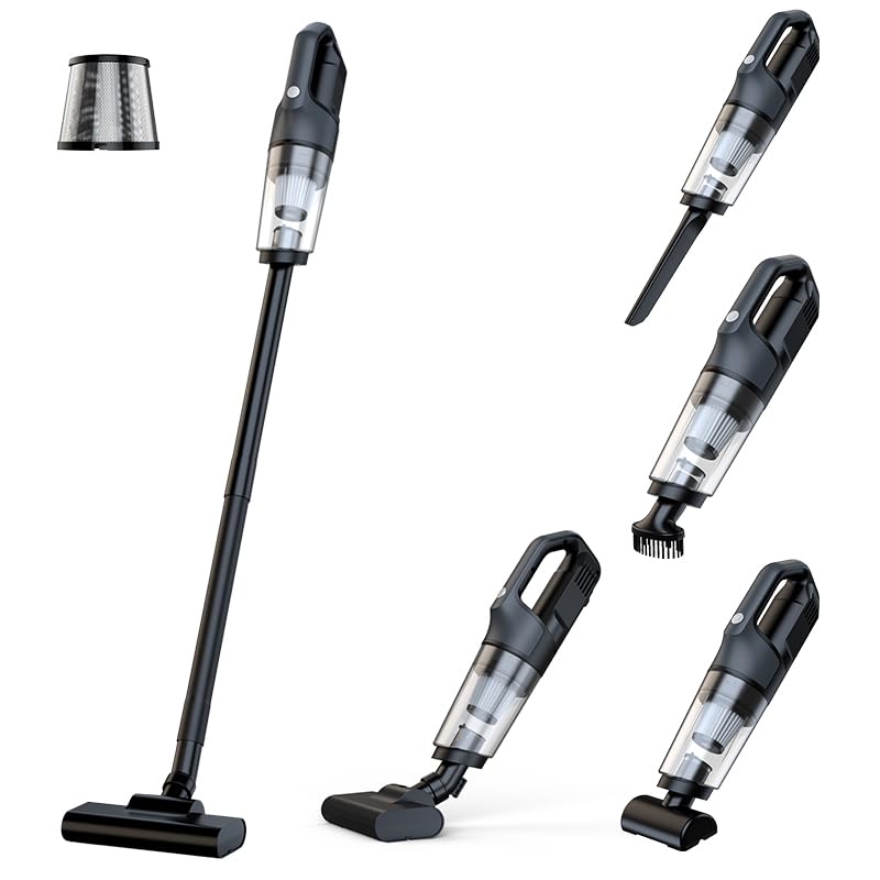 Amazon | 掃除機 コードレス Fochai【23000pa 強力吸引】5WAY