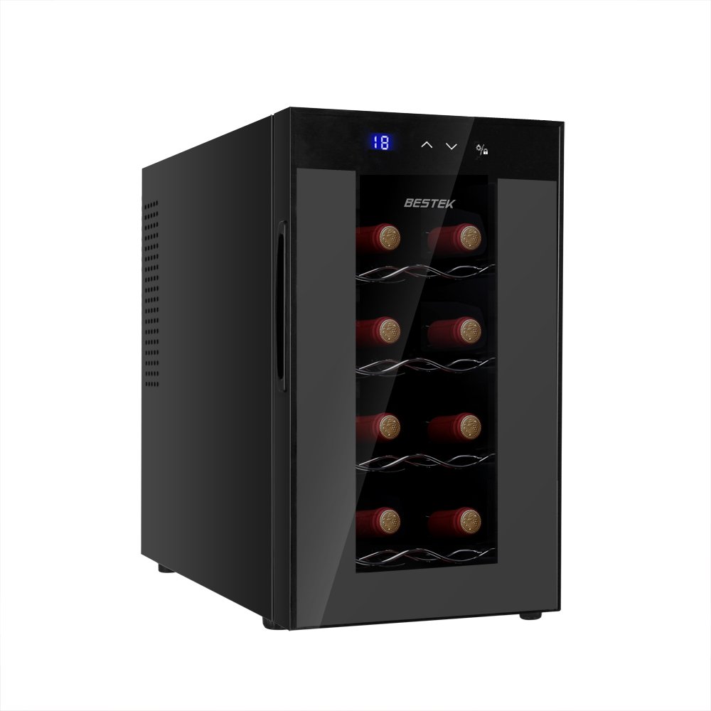 Amazon.co.jp: BESTEK ワインセラー 8本収納 コンパクト設計 ペルチェ