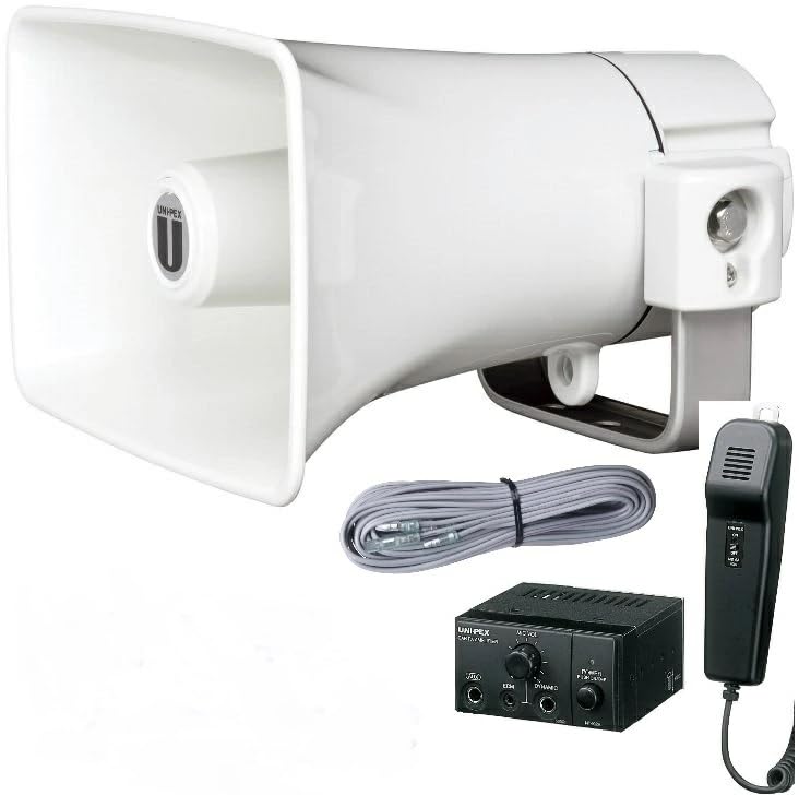 Amazon.co.jp: ユニペックス UNIPEX 10W車載スピーカーシステム 12V車