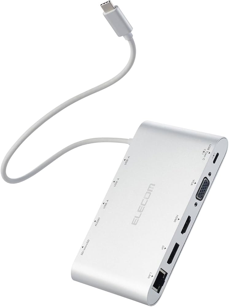 Amazon.co.jp: エレコム USBハブ ドッキングステーション 11-in-1