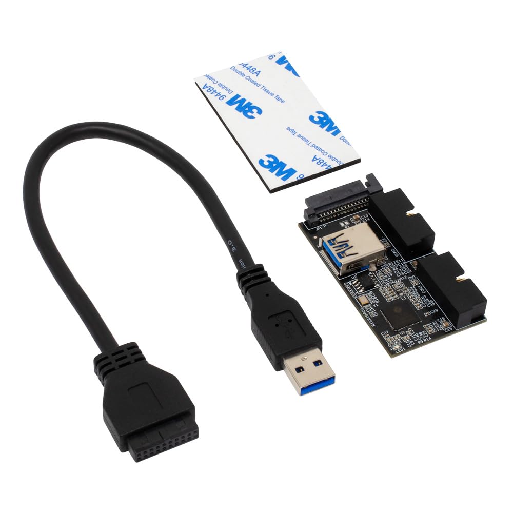 Amazon.co.jp: アイネックス USB3.0ヘッダー 2分配ハブ HUB-09
