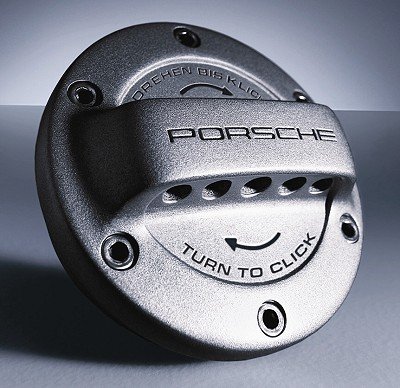 Porsche Aluminium Look Fuel Cap : Amazon.de: Automotive