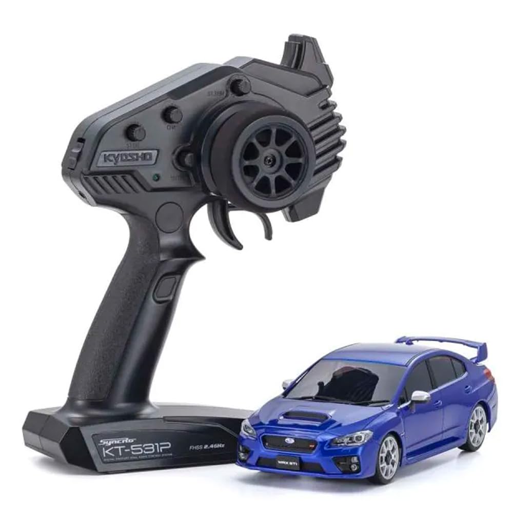 Amazon.co.jp: 京商 ミニッツAWD スバル WRX STI WR ブルー 電動ラジオ