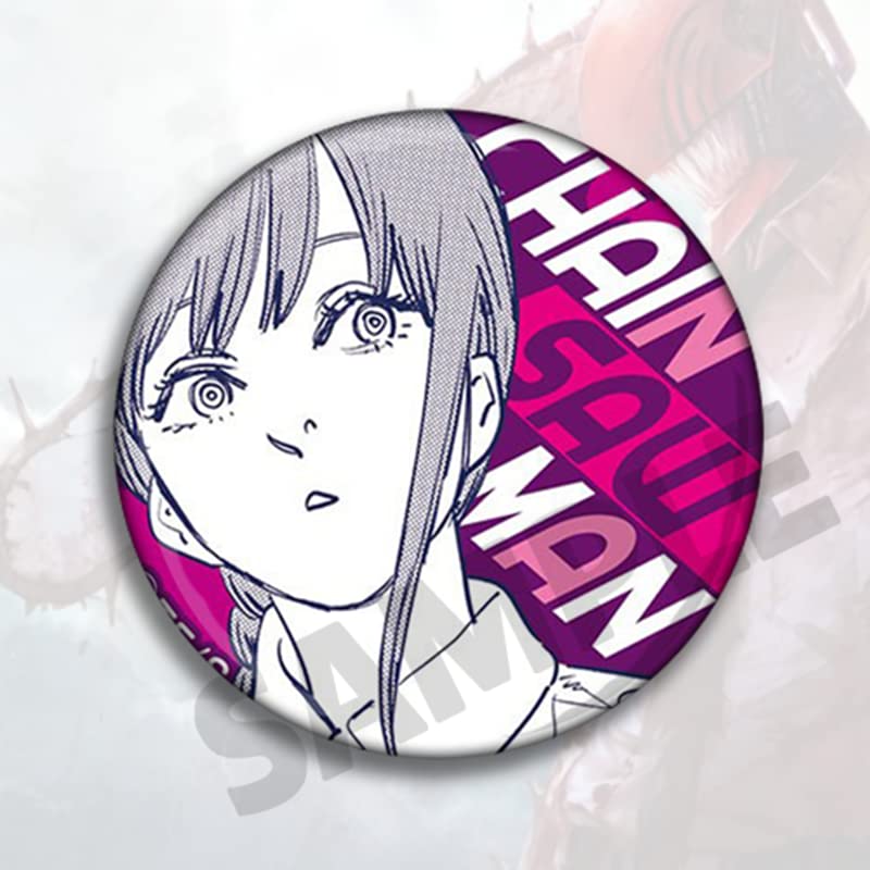 Amazon.co.jp: チェンソーマン 缶バッジ デンジ マキマ パワー 早川