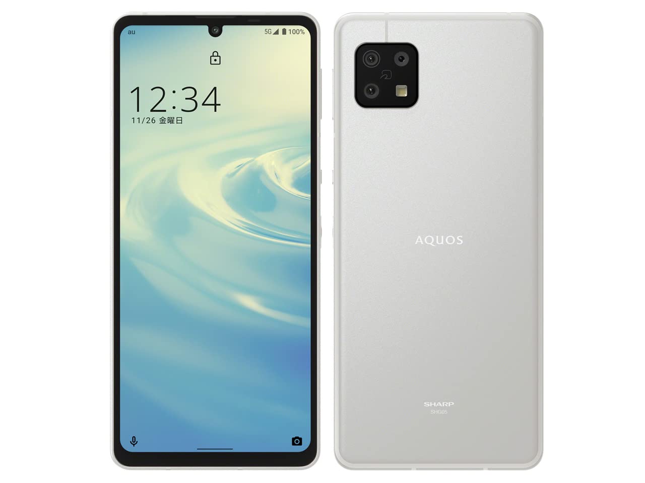 Amazon | SIMフリー AU AQUOS sense6 SHG05 64GB シルバー