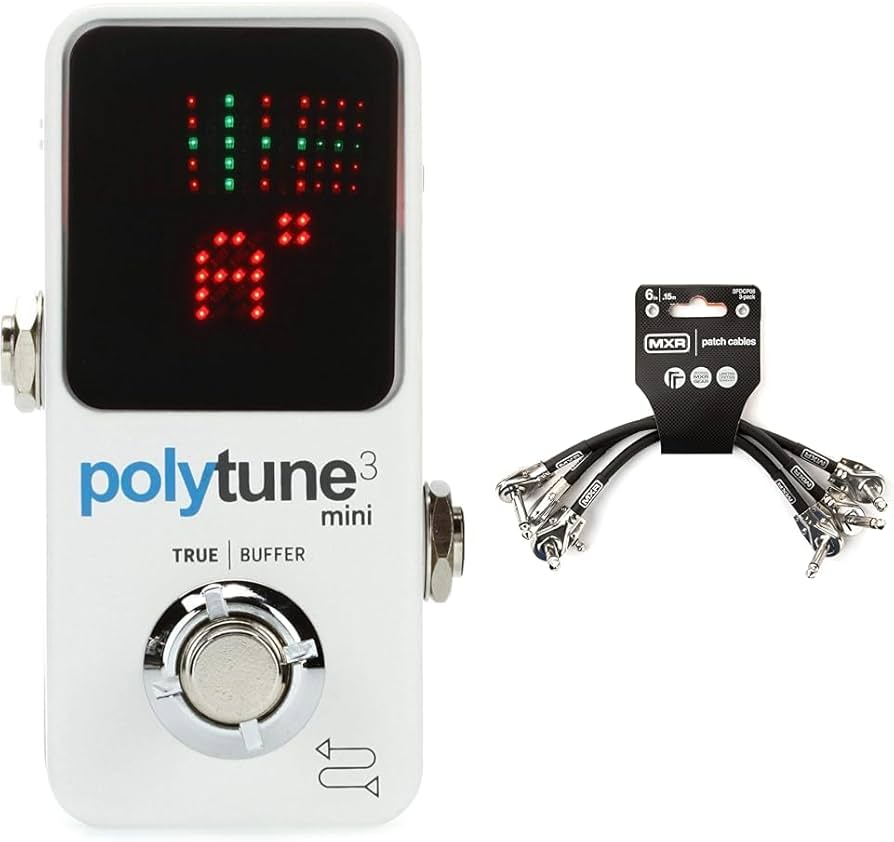 Amazon.com: TC Electronic POLYTUNE 3 MINI Tiny Polyphonic Tuner