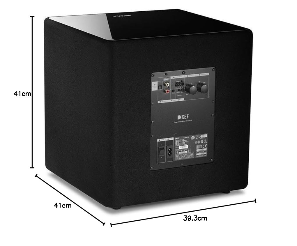 Amazon.co.jp: KEF Kube12b 12インチ 300ワット電源サブウーファー