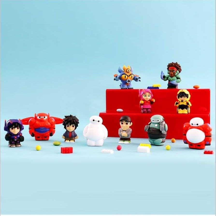 Amazon.co.jp: ベイマックス ソフビパペットマスコット 11個セット