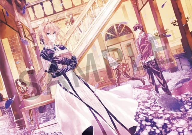 Amazon.co.jp: ヴァイオレット・エヴァーガーデン 額装アート ―色景