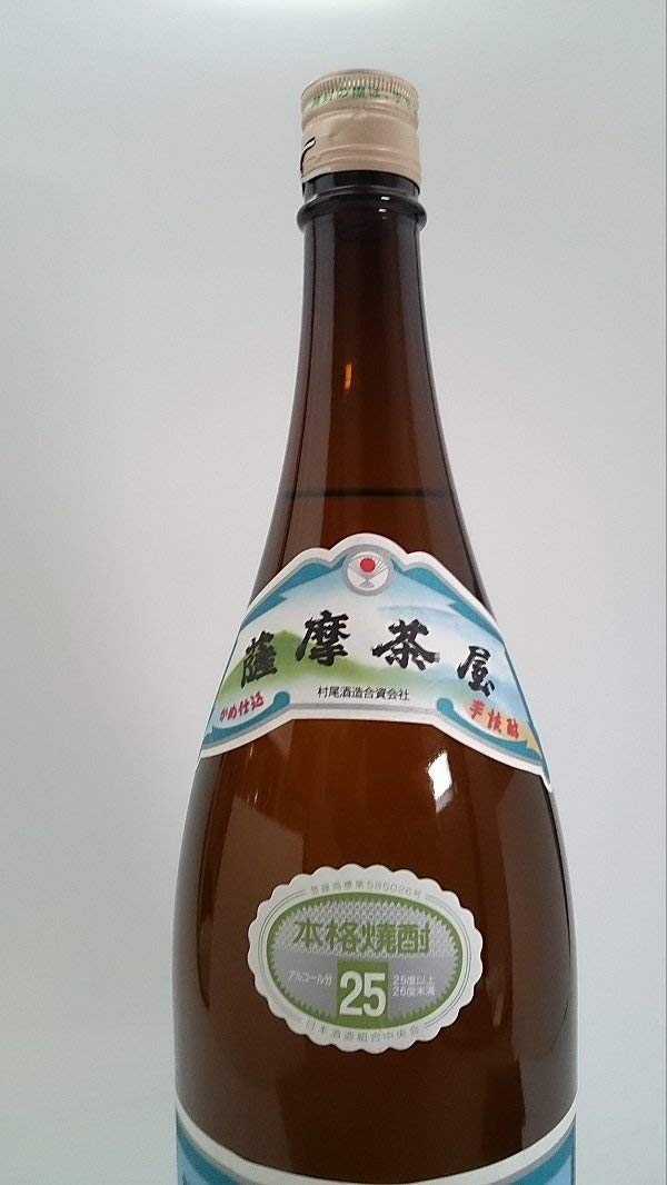 Amazon.co.jp: 村尾酒造 「薩摩茶屋」 25度1800ml 鹿児島県 芋焼酎