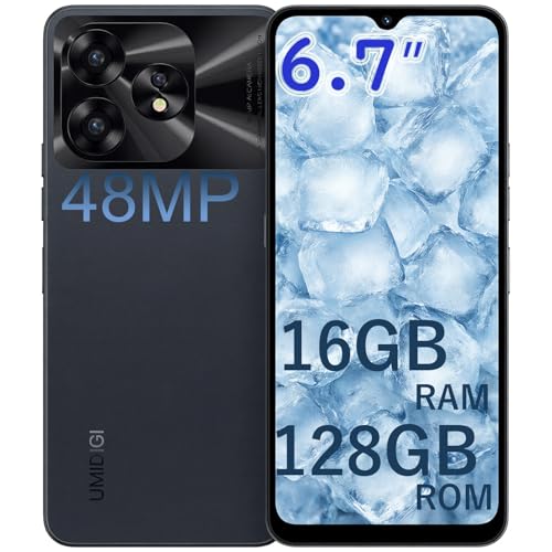 Amazon | UMIDIGI A15C スマホ 本体 SIMフリー Android 16GB RAM+128GB