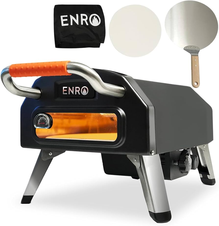 Amazon.co.jp: ENRO ポータブル ピザ窯 ガス式窯焼名人2 【お庭や