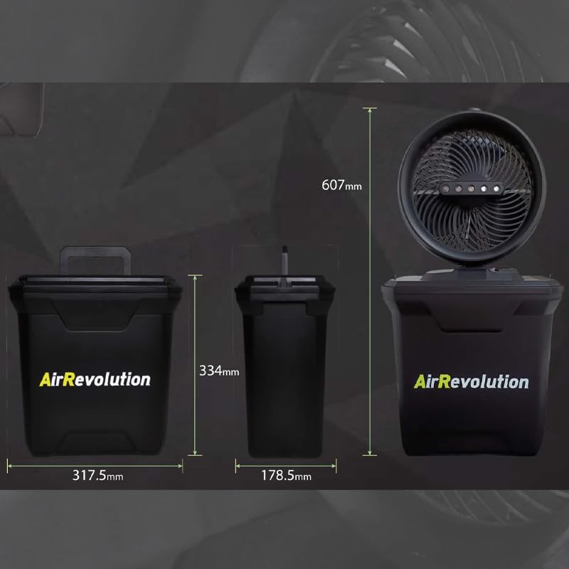 Amazon | AirRevolution MIST FAN 超音波ミストファン 充電式