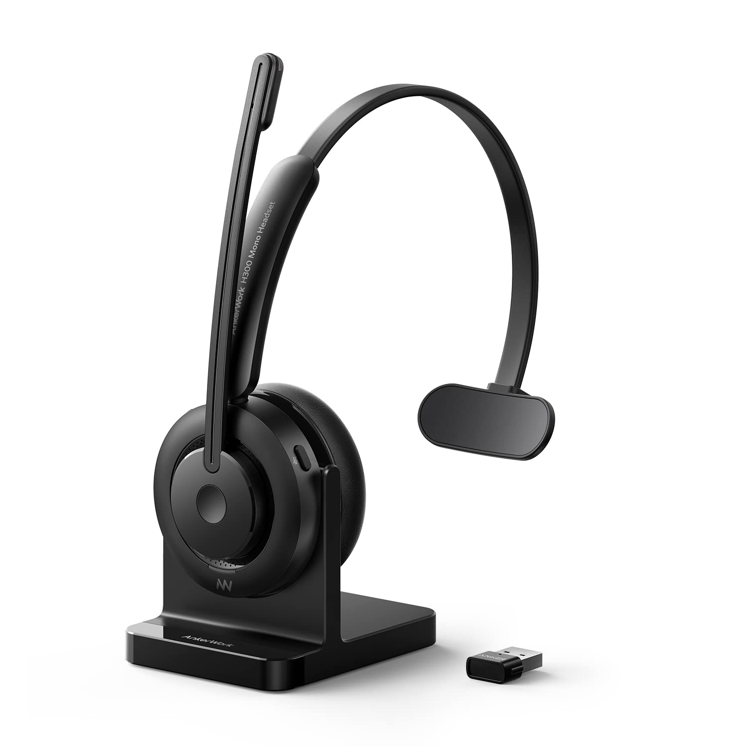 Amazon.co.jp: AnkerWork H300 Mono Headset（片耳タイプ ワイヤレス