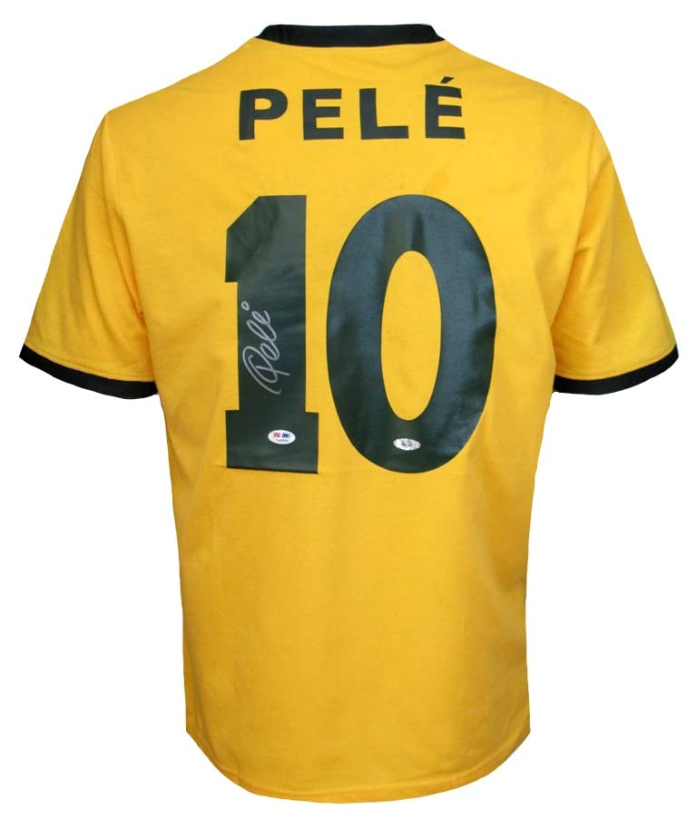 Amazon | ペレ 直筆 サイン 入り ブラジル代表 10番 ユニフォーム