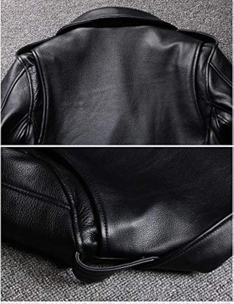 Amazon | CHEJI ライダース ジャケットメンズ 本革 羊革·牛革 ラム革