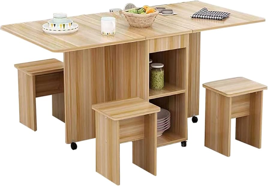 Amazon｜ダイニング テーブル 2～4人用 5点セット チェア 折り畳み