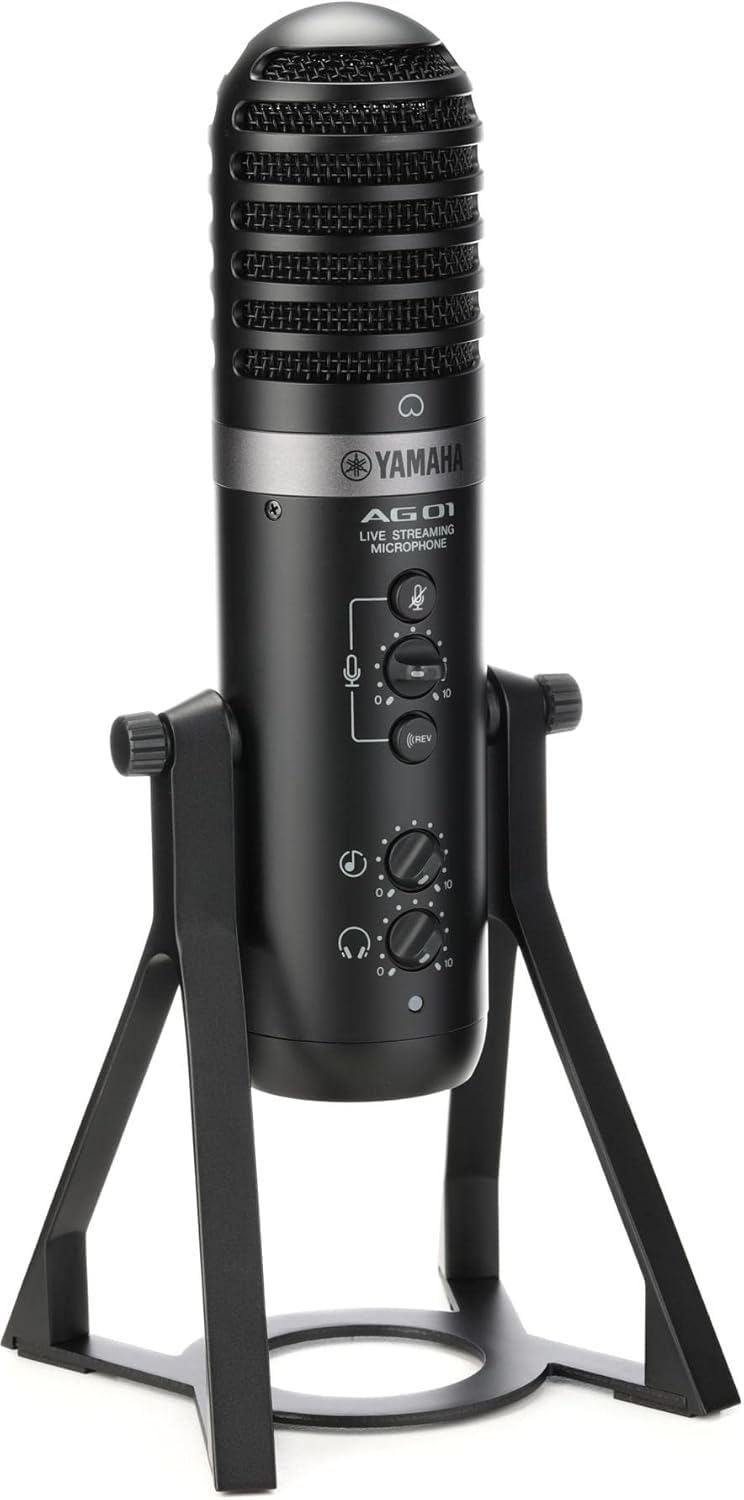 Amazon.com: Yamaha AG01 Black USB microphone with integrated high