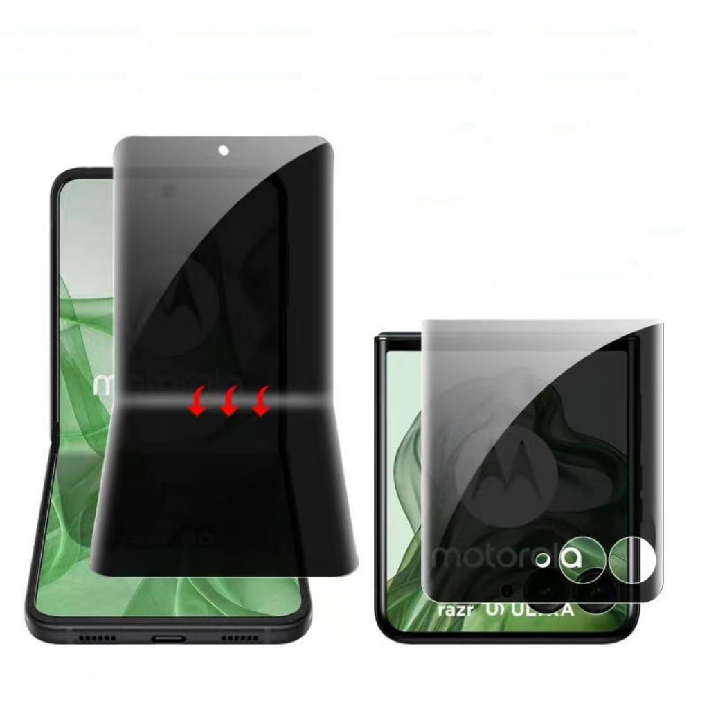 Amazon | Motorola razr 50 Ultra 5G用の覗き見防止フルカバー