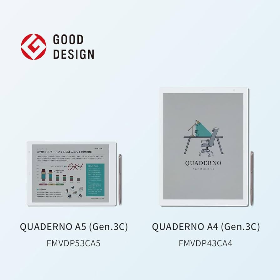 Amazon.co.jp: FMV 富士通 13.3型フレキシブル電子ペーパー QUADERNO