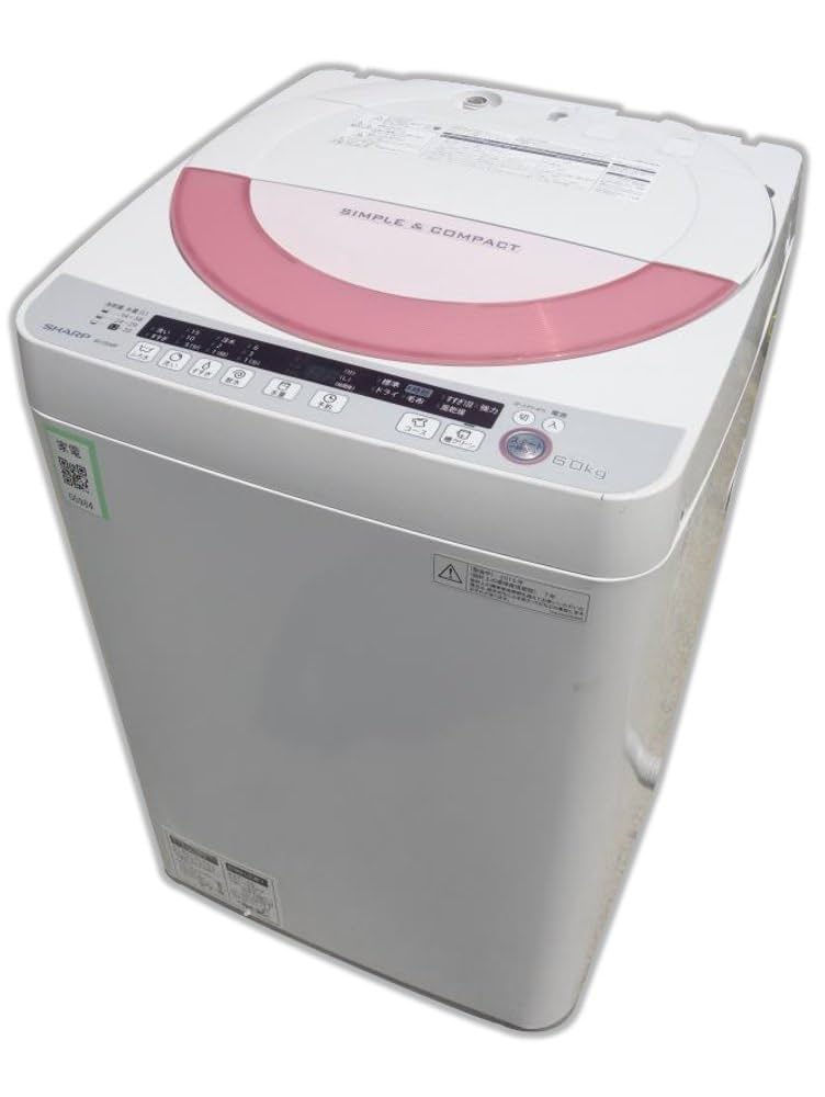 送料設置無料 SHARP 電気洗濯機 ES-GE60R-P ①✓SHARP 電気洗濯機