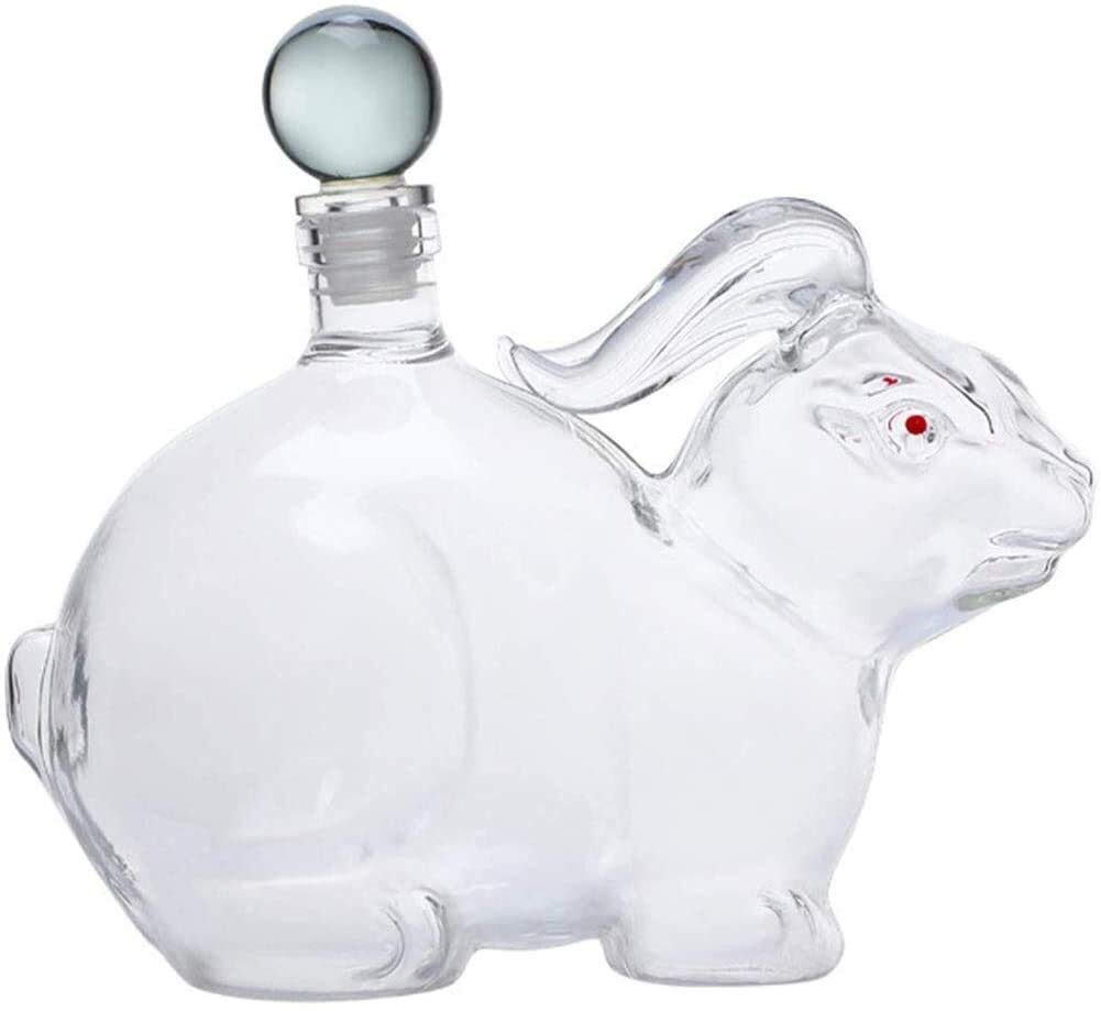 Amazon.co.jp: Generic 揺壺1000 Mlウサギ形ウイスキー揺壺動物形創意