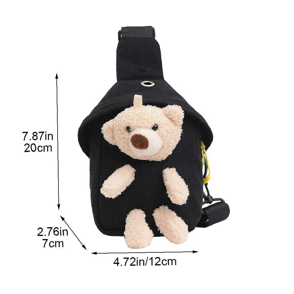 Amazon.co.jp: ショルダーバッグ キャラクターのぬいぐるみ熊の子供胸