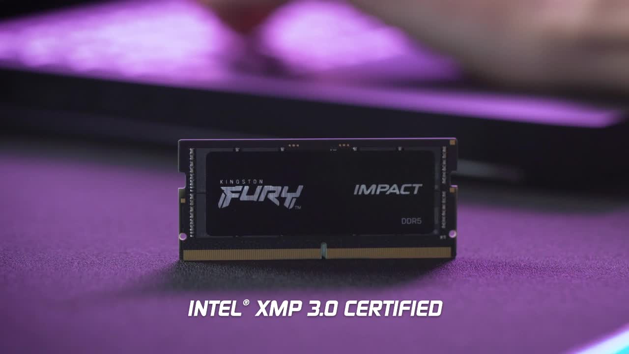 Kingston FURY Impact 32GB (2x16GB) 4800MT/s DDR5 CL38 SODIMM