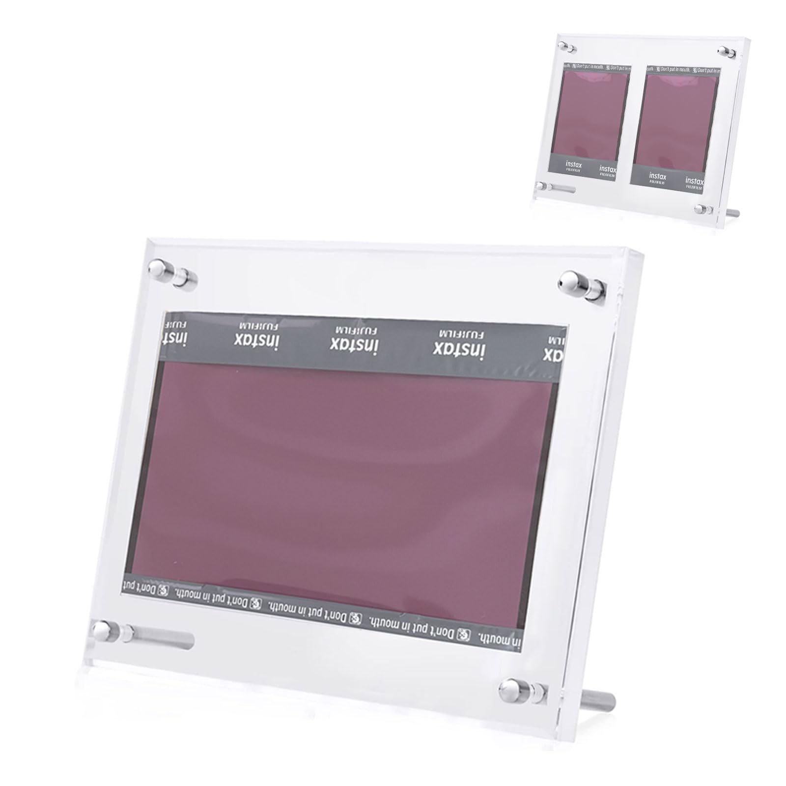 Amazon.co.jp: スクリューダウン 3層構造透明なアクリルフォトフレーム