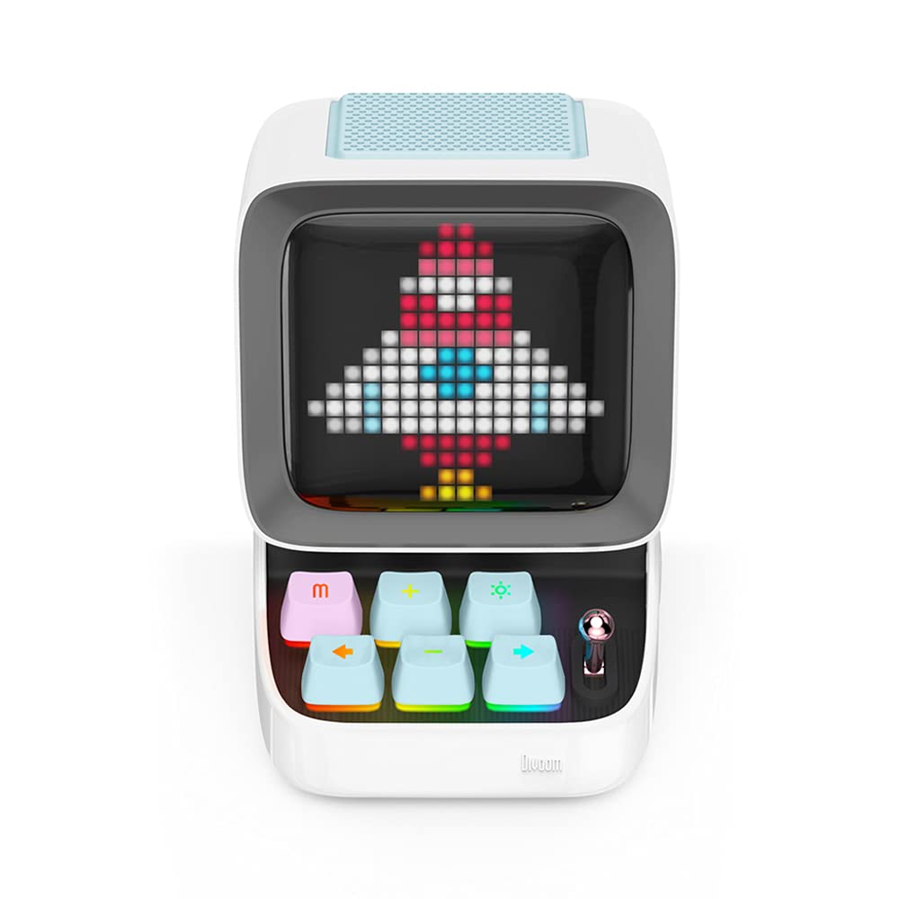 Amazon.co.jp: DIVOOM DITOO PLUS (ホワイト) ポータブルスピーカー